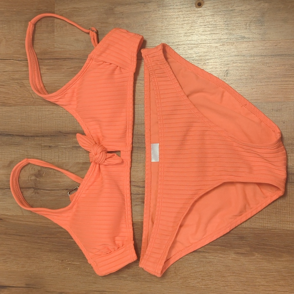 Salmon two piece bikini